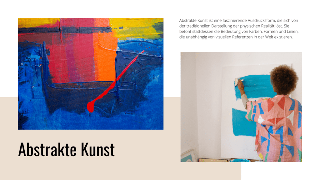 Webdesign für eine Kunstgallerie