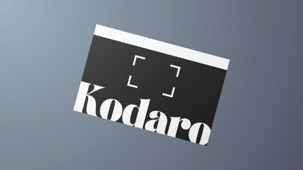 Visitenkarte für einen Fotograf